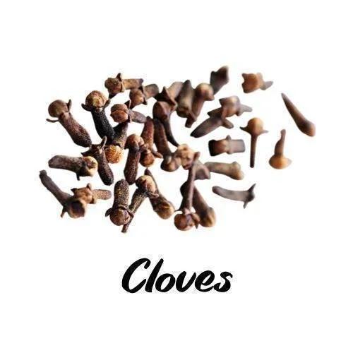 Cloves on a white background with 'Cloves' text below.