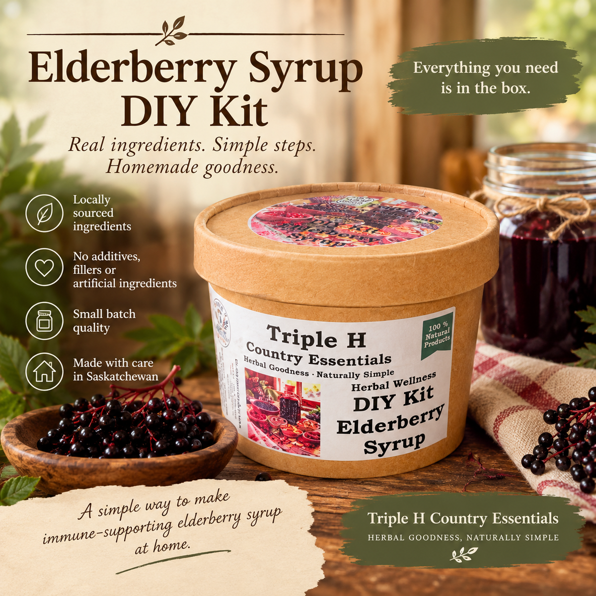 Elderberry Syrup - DIY - Kit