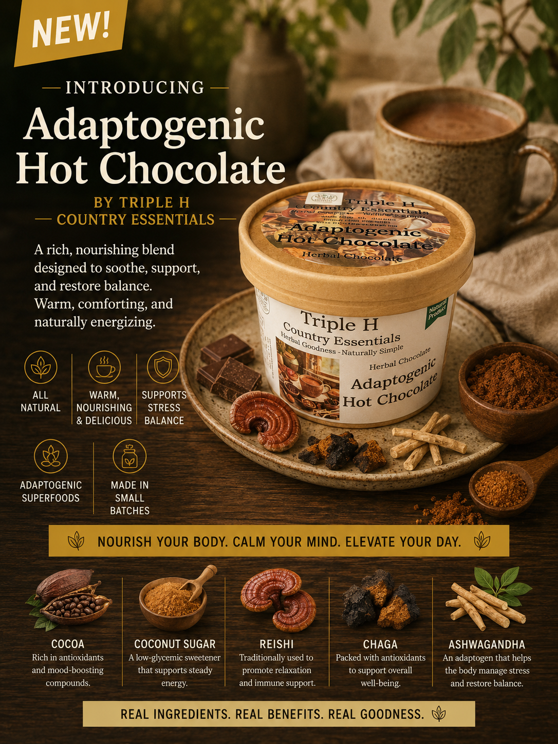 Adaptogen Hot Chocolate