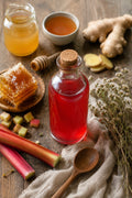 Rhubarb Ginger Oxymel