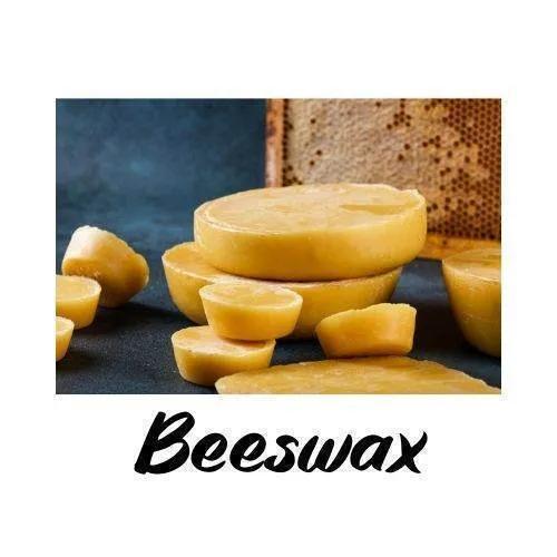 Beeswax products with a honeycomb background